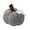 Gray, variant on Handmade Knitted Plush Pumpkin, Soft Fabric Halloween Pumpkin Decoration for Thanksgiving, Fall Harvest Home Table Decor