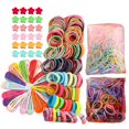 thumbnail image 2 of Hair Claw Clips Girls Hair Accessories Candy Color Headwear Set Cute Hairpin Rubber Band Combination Set Creative Simple Hairpin Head Rope Gift Box Set, 2 of 7