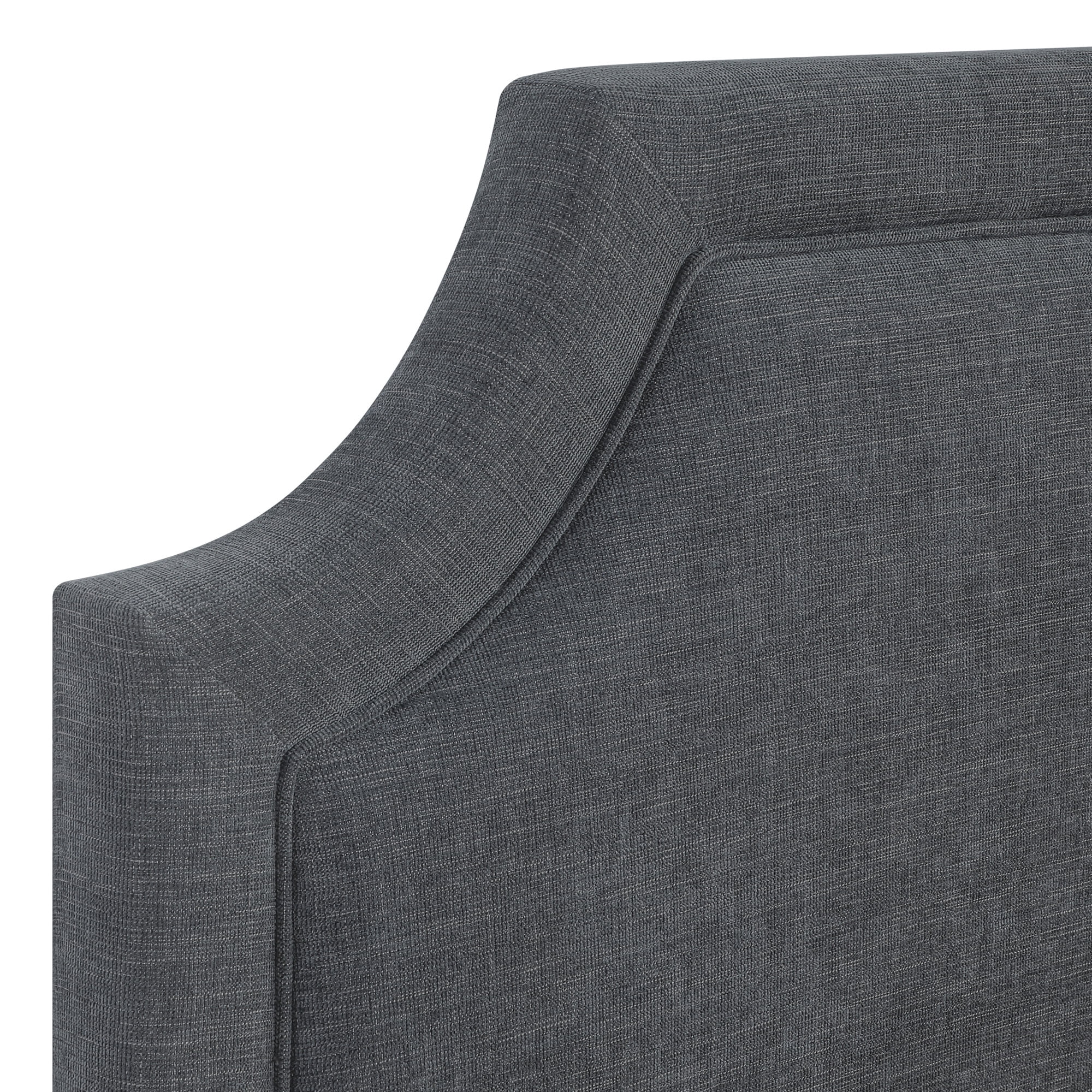 Steve Silver Elena Upholstered Dark Gray Queen/Full Headboard