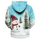 thumbnail image 5 of Suéter de cuello redondo con estampado 3D de manga larga para hombres y mujeres Suéter con capucha informal con elementos navideños Pompotops  FGAJ18375, 5 of 7