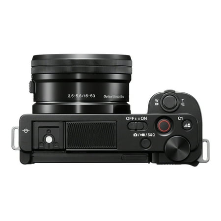 Sony - Alpha ZV-E10 Kit Mirrorless Vlog Camera with 16-50mm Lens - Black