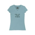 thumbnail image 5 of Create Your World Women's Jersey Short Sleeve V-Neck Tee, 5 of 7