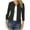 Black, variant on Women's Open Front Blazer Long Sleeve Cardigan Office Work Business Casual Crop Jacket