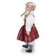 thumbnail image 4 of Muñeca de cerámica, muñeca de casa de muñecas 1:12, muñeca de porcelana en miniatura, modelo de muñeca con vestido rojo, tecnología avanzada, 4 of 8