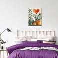 thumbnail image 6 of 12x16 inch Plant Potted Oil Paintings On Canvas Wall Art,Garden Painting Decor Accessory,Funny Plant Potted Modern Art Painting Poster,Gifts For Potted Plant Lovers,Bedroom,Man Cave,Florists, 6 of 6