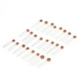 thumbnail image 3 of 960pcs Ceramic Capacitor Assorted Kit 2pF-0.1uF 24 Values * 40pcs DIP Ceramic Chip Capacitors Set with Transparent Plastic Box, 3 of 8