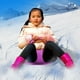 thumbnail image 5 of Trineo de nieve portátil para niños y adultos - Trineo de invierno de plástico ABS con asa extragrande para esquiar, arena y césped - 49 x 37 cm (19,29 x 14,57 pulgadas) -, 5 of 6