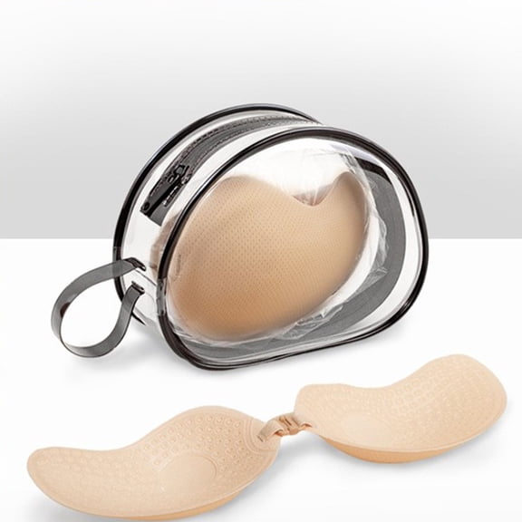 PVC Transparent Bra Storage Bag, Invisible Plastic Organizer, Waterproof, Compact Spacious, Glossy Zipper, Handheld Design, Versatile for Underwear Socks Jewelry, Travel Friendly