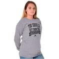 thumbnail image 3 of Funny Hit From Ladies Tees Golf Humor Long Sleeve TShirt Men Women Brisco Brands S, 3 of 6