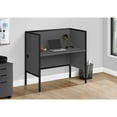 thumbnail image 3 of Office Cubicle, 48"L, Desk, Work, Commercial Grade, Grey Laminate, Black Metal, Contemporary, Modern, 3 of 3