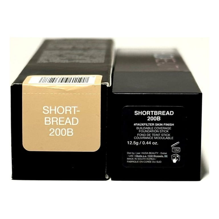 ファンデーション Giselle Huda Beauty SHORTBREAD Fauxfilter Skin Finish Buildable Coverage Foundation Stick
