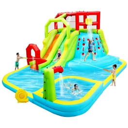 Walmart Swim Bounce House Costway Inflatable Water Slide, Splash