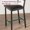 Black leather, variant on Set of 2 Upholstered Counter Height Bar Stools – PU Leather Seats, Sturdy Metal Legs, Thick Cushions, Backrest & Footrest – Easy to Clean – Perfect for Kitchen Island, Dining Room, Apartment