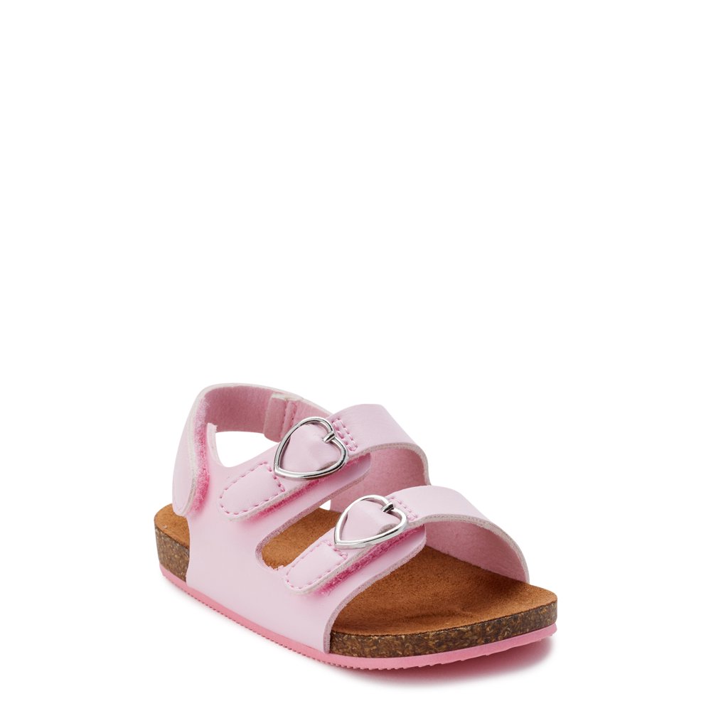 two buckle footbed sandals