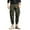 Army Green, variant on SWSMCLT Men's Casual Fall Elastic Waist Harem Pants Drawstring Trousers Spandex Ankle Fashion Casual Pants Black 32