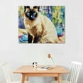thumbnail image 2 of Nawypu Cat Breed Canvas Art Print Wall Decor -, 2 of 4