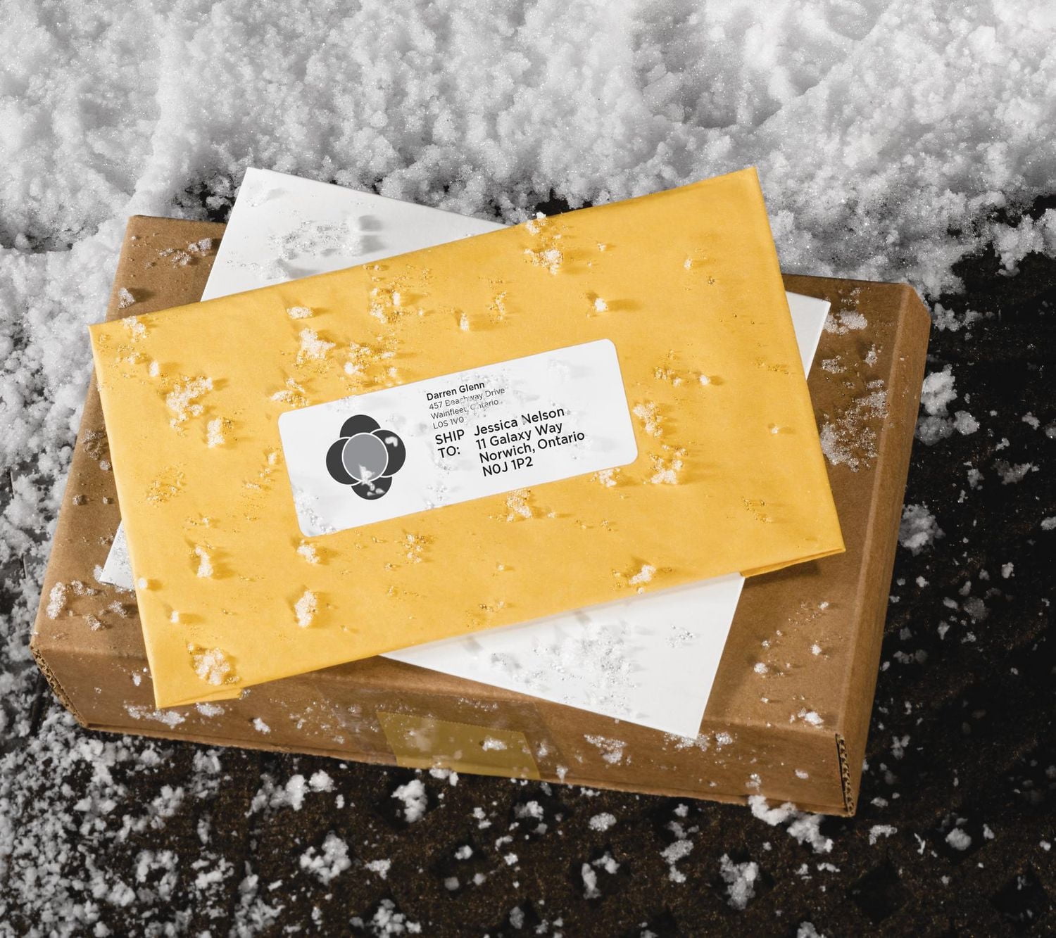 Avery® Étiquettes imperméables, 1 po x 2⅝ po, adhésif permanent, pour imprimantes laser - 85520 imperméables, 1" x 2⅝"