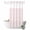 Pink, variant on No Hook Shower Curtain, Farmhouse Black White Striped Shower Curtains for Bathroom with See Through Top Window, Modern Stripes Waterproof & Washable Bath Curtain Stall 48"x72"