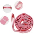 thumbnail image 3 of Unique Bargains 1pc Women 12 Grids Yoga Stretch Bands for Gym Stretching Exercise Pink Nylon High Elastic Yarn Latex Yarn, 3 of 4