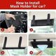 thumbnail image 4 of 2 Pcs Car Tissue Holder Car Tissue Box Sun Visor Leather Tissue Box Car Visor Mask Holder Tissue Pap, 4 of 4