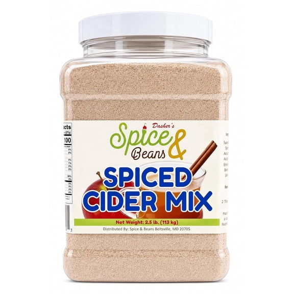 Spiced Apple Cider Drink Mix | by Dasher's Spice & Beans | 2.5 lb