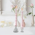 thumbnail image 1 of AHMT Bougies Coniques de 10 Pouces, 2 Pcs, avec Imprimé de Roses Rouges, Bougies à Longue Combustion Non Parfumées et Sans Fumée, Grands Chandeliers avec Mèches en Coton, Idéal pour Mariages, Déco Maison (2-Rose), 1 of 8