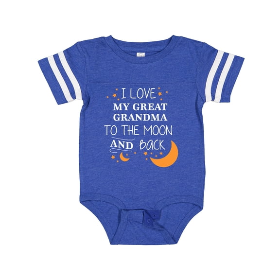 Inktastic I Love My Great Grandma to the Moon and Back Boys or Girls Baby Bodysuit