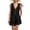 Black 1, variant on Linen Co Ord Sets for Women, Summer 2 Piece Shorts Sets V-Neck Button Down Top With Wide Leg Shorts Loose Summer Beach Outfit for Holiday, Travel, Daily Wear