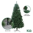 thumbnail image 4 of Árbol de Navidad Pino Artificial KingsHouse 2.10m verde, 4 of 5