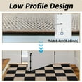 thumbnail image 2 of Artnice Checkered Easy Jute Indoor Outdoor Rugs, 5x7 Washable Area Rugs for Living Room, Non Slip Carpet Mats for Home Décor, 2 of 9