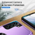 thumbnail image 6 of for Samsung Galaxy S22 Plus Case Galaxy S22+ Case with Kickstand  Magnetic Ring Rugged Protective Military Grade Shockproof Case for Galaxy S22 Plus Phone Case (Violet), 6 of 17
