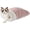 Pink, variant on 4 in 1 Self Warming Burrow  Bed, Pet Hideway Sleeping Cuddle Cave ()