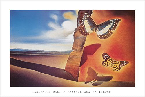 FRAMED Salvador Dali by Ed Capeau 16x12 Art Print Spanish Artist Surrealism 
