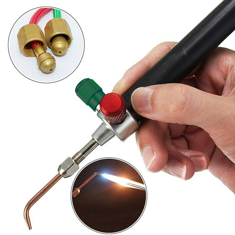Jewelry Oxygen Torch Kit, Jewelry Micro Mini Gas Small Torch Welding  Soldering Gun with 5 Pcs Replaceable Tips for Jewelry Repairing Torch