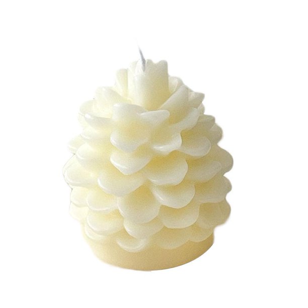 LUVCLS ¿Accesorios para fotografías de decoración de escena de vela de aromaterapia con piña de Navidad?