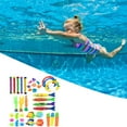 thumbnail image 4 of 1/Set de plástico para natación, buceo submarino, juego de agua de verano, juguete para piscina 38 piezas, 4 of 9