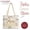 D, variant on Upgrade Personalized Floral Makeup Bag, Custom Rope Embroidery Cosmetic Pouch, Monogrammed Shoulder Bag for Bridesmaid & Travel, 20.87x12.60x0.79in F