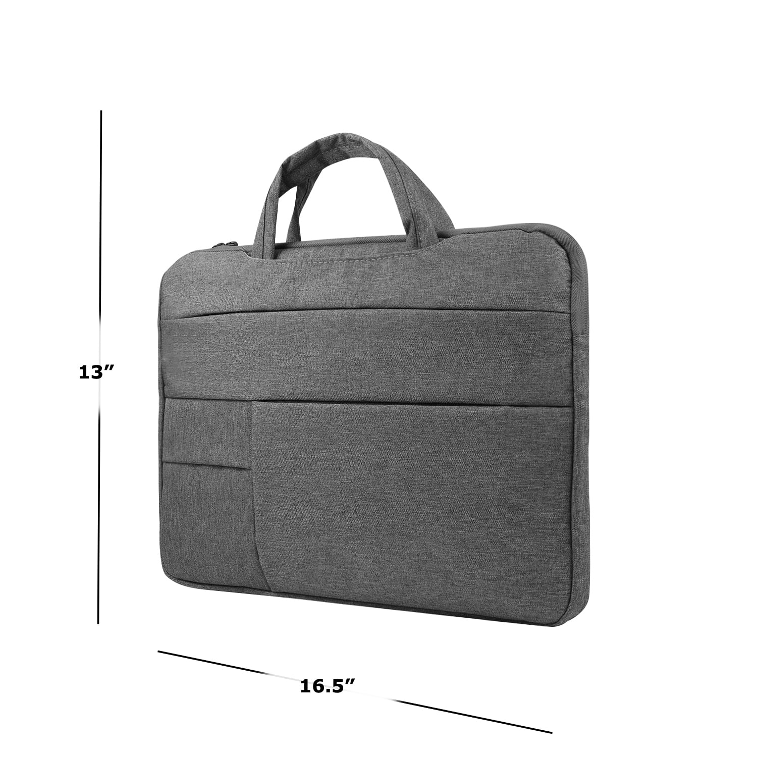 Universal Nylon Laptop Briefcase with Padded Sleeve and Hideaway Handles, Protective Case for 15–16" Laptops – School, Work & Travel