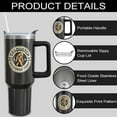thumbnail image 3 of 40oz Bigfoot Tumbler with Handle - Gift for Dad & Men, Father''s Day Birthday Christmas Present (Sasquatch Design), 3 of 6