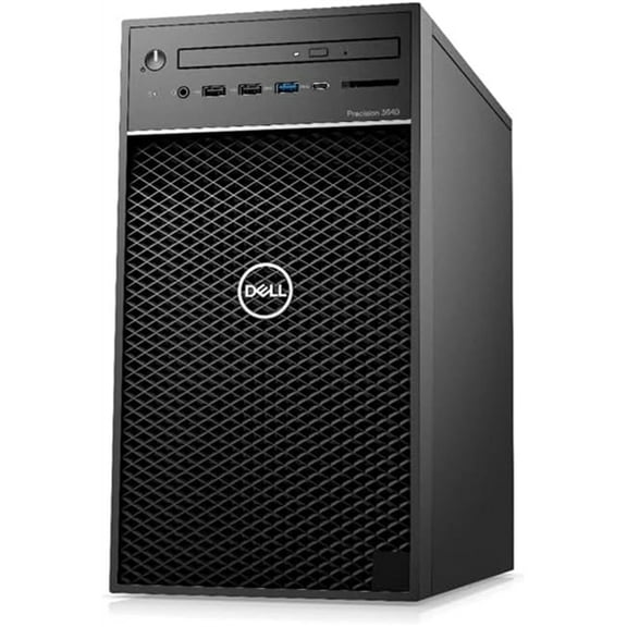 Dell Precision 3640 Workstation Tower 16GB 256GB SSD Xeon W-1250P 3.2GHz Win10P, Black