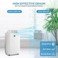 thumbnail image 5 of 14,000 BTU Portable Air Conditioner with Remote Control, 4-in-1 AC Units with Dehumidifier & Fan for Rooms up to 750 Sq. Ft, LED Display, Complete Window Mount Exhaust Kit, 5 of 9