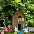 thumbnail image 6 of BESTSKY 20 Pcs Tiny Resin Animals to Hide ,Mini Resin Animals Bulk Mini Ducks Tiny Frogs Pandas Small Rabbits Glow in the Dark for Miniature Garden Accessories Micro Landscape Aquarium Potted, 6 of 7