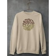 thumbnail image 3 of Don't Stop Smiling Groovy Style Sweatshirt Women -Image by Shutterstock, Female XX-Large, 3 of 4
