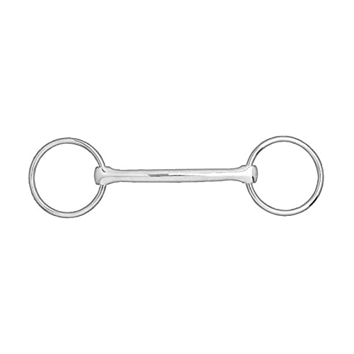HORZE Mullen Mouth Loose Ring Snaffle Bit - 4.5