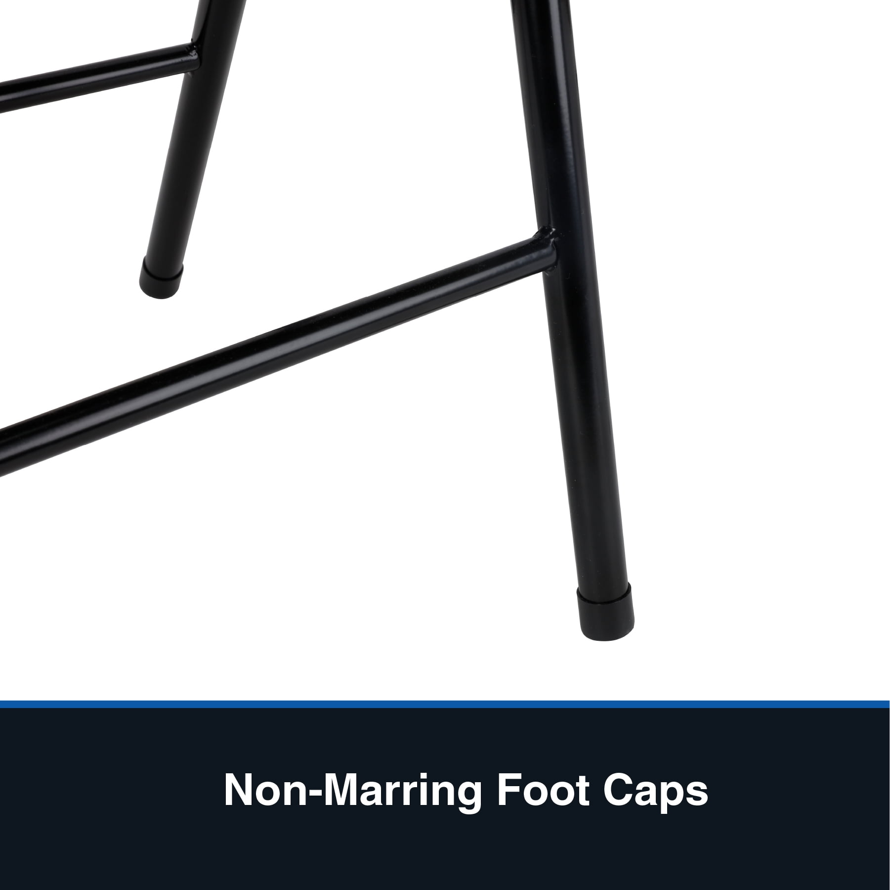 Mainstays Folding Steel Chair, Black