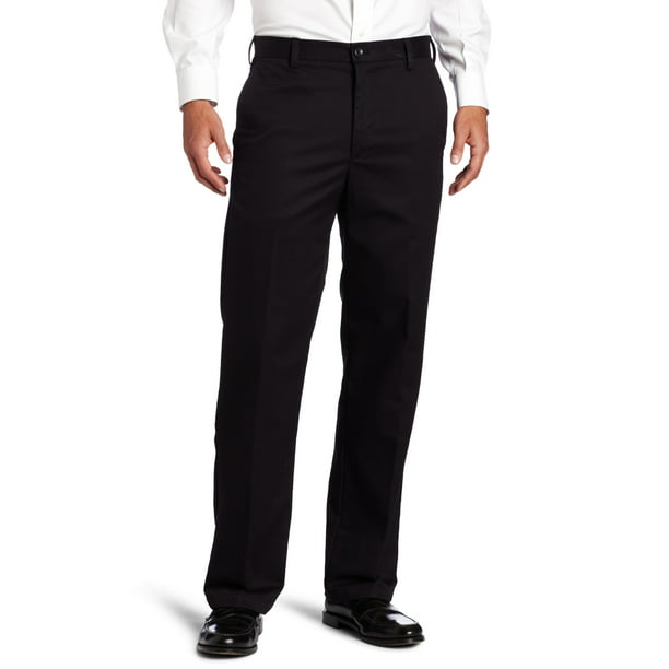IZOD NEW Black Mens Size 34X34 Straight Non Iron Flat Front Dress Pants -  Walmart.com