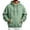 Mint Green, variant on UDAUDU Mens Casual Hoodies Retro Loose Fit Fleece Hoodie Drawstring Plain Pullover Sweatshirt Fall Winter Outfits L