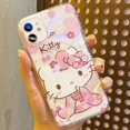 Sanrio Cartoon Hello Kitty KT Cat Soft Mobile Phone Case Transparent