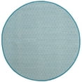 thumbnail image 6 of SAFAVIEH Montauk Terrence Geometric Diamond Cotton Area Rug, Ivory/Turquoise, 8' x 10', 6 of 10