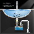 thumbnail image 2 of Shampoo Bowl Sink Hair-P Trap, paquete de 2 unidades, PVC universal MoyRetty, 2 of 7